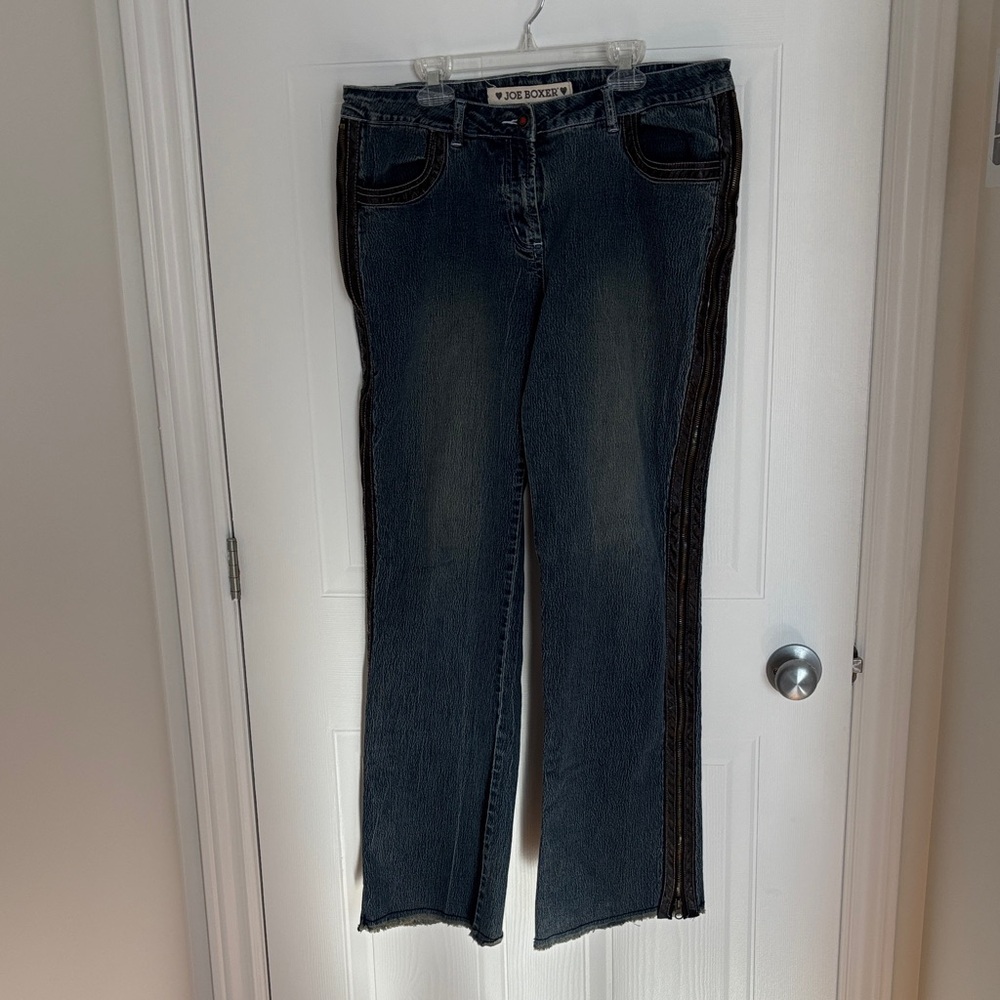 Joe Boxer Jeans Women's Dark Blue Straight Leg Jeans Size 13